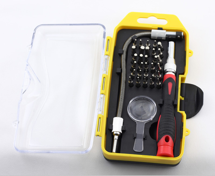 HZF-8154精密螺丝批组套，33件工具组套，迷你手柄电脑修理工具