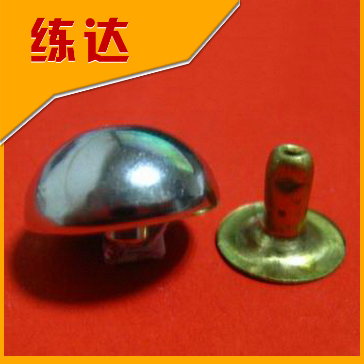 Direct Supply Foshan Two-sided Rivets Mushroom nail high quality Rivets rivet The head of mushroom hits the nail Stainless steel