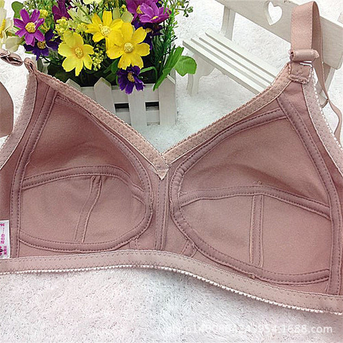 Large Cup Bra Without Cups for Middle-Aged Women, Thin Cotton Quality Innerwear, New Large Cup Bra for Women