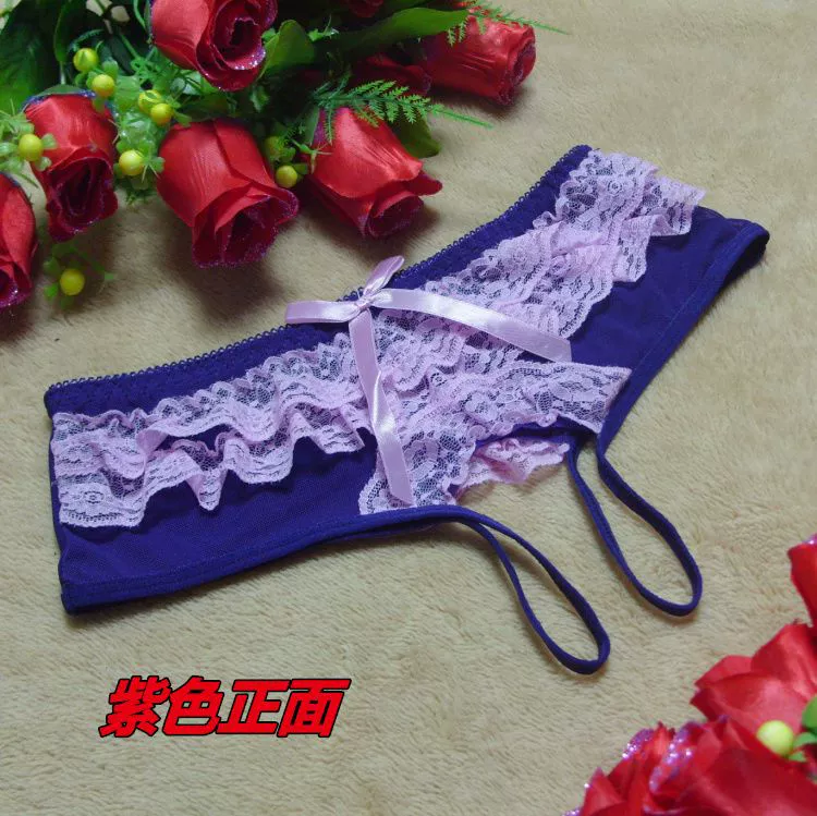 Сексуальное кружевное нижнее белье с бантами, трусы, кружевное платье