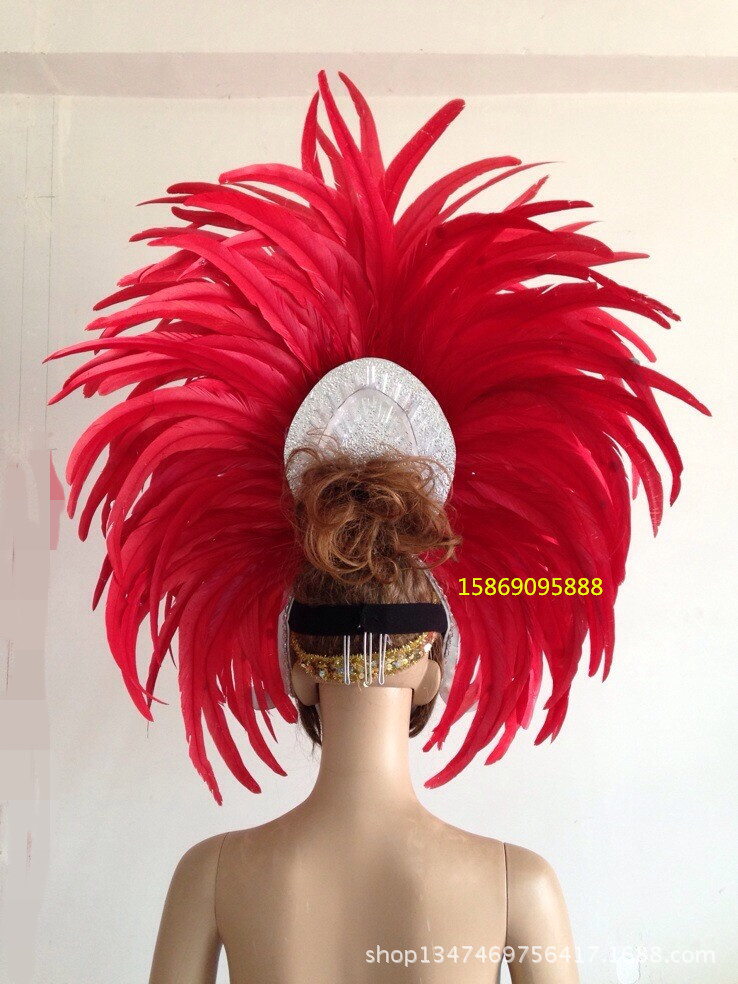 舞臺表演羽毛裝飾