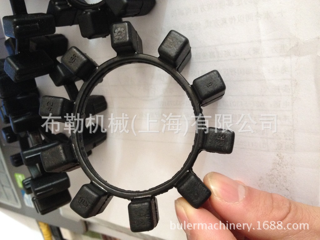 油泵对轮胶垫KTR德国POLY NORM  55 NBR 丁腈橡胶黑色胶垫弹性体