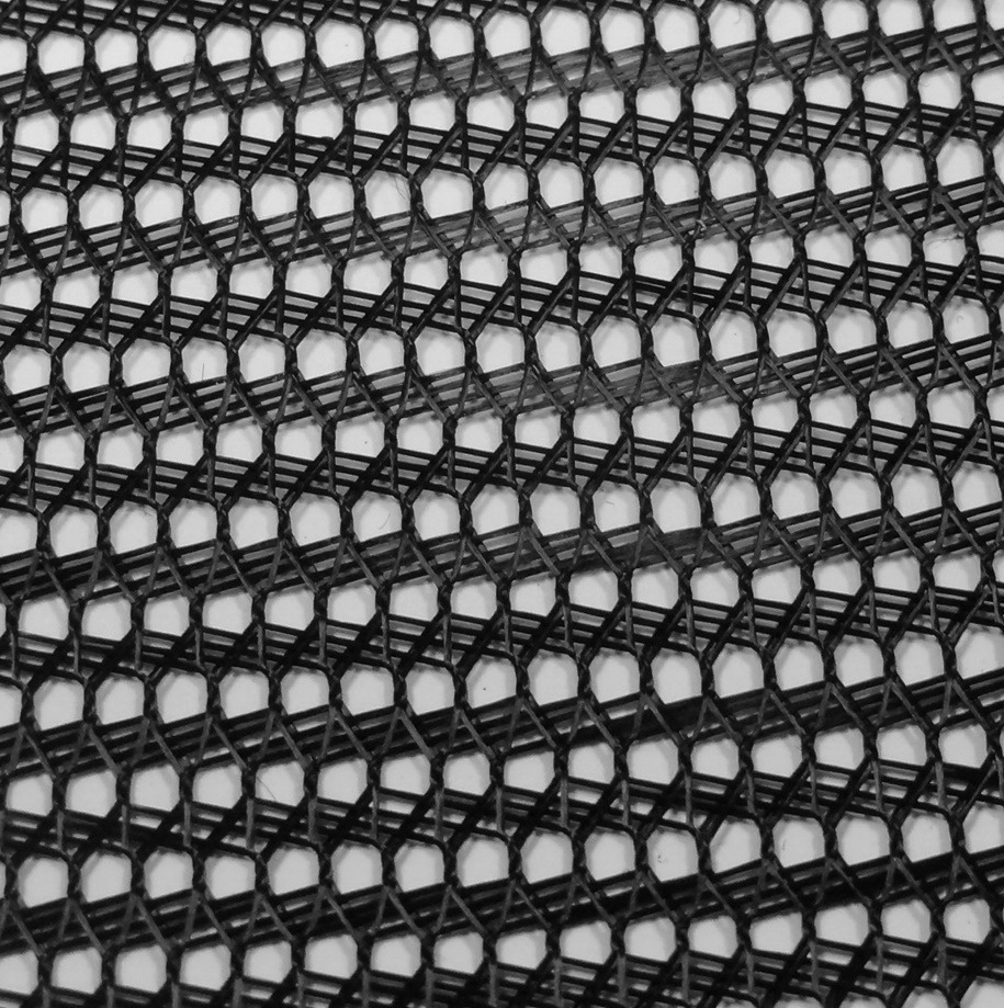 工厂批发销售 硬手感帽网网眼布 波纹网布 长乐网眼布 涤纶网布