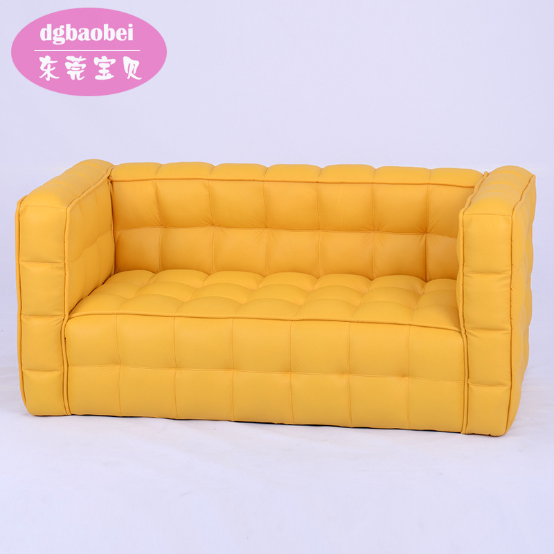 韓式面包沙發 創意小沙發可組合東莞沙發廠家幼教機構雙人沙發