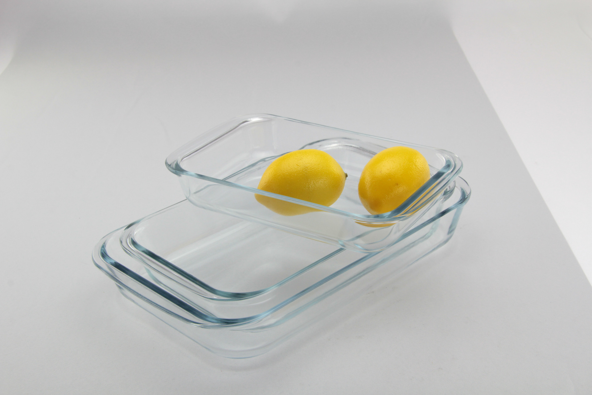 厂家直销 耐热玻璃烤盘 长方形 微波炉可用 3L烤盘托盘烘焙用