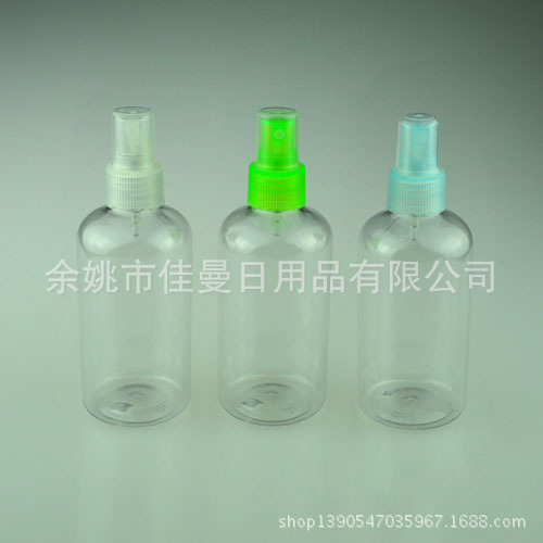 厂家现货供应220mlPET透明喷雾瓶化妆补水瓶汽车清洁剂塑料瓶