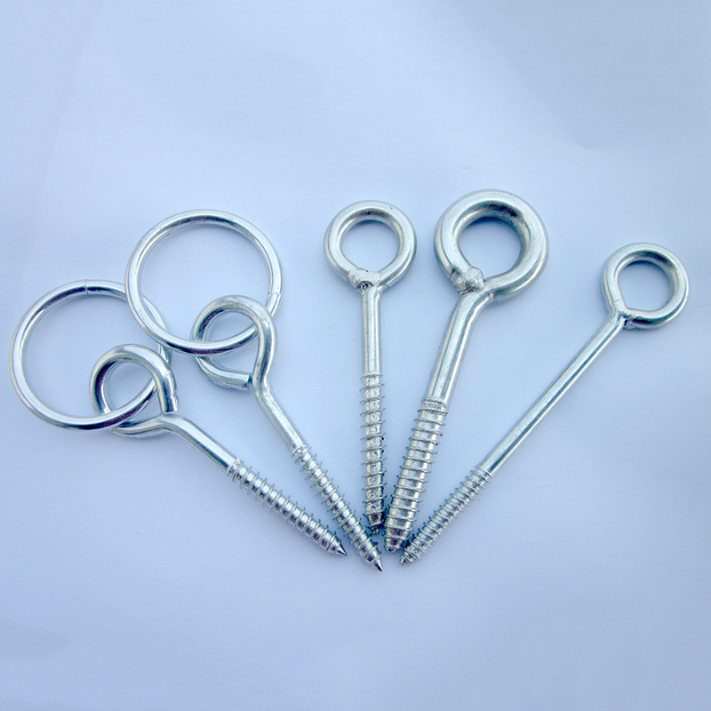 厂家生产五金配件螺杆 优质原料高品质木制带圆环螺杆