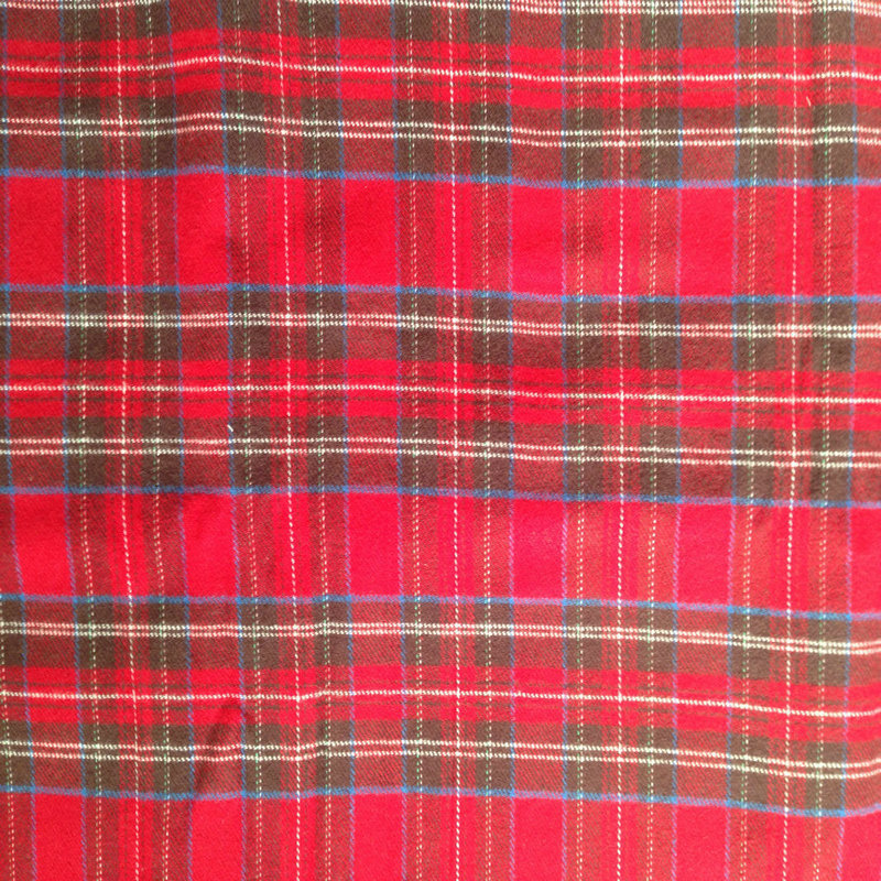 销售 色织法兰绒线布 彩色童装面料 格子绒布面料