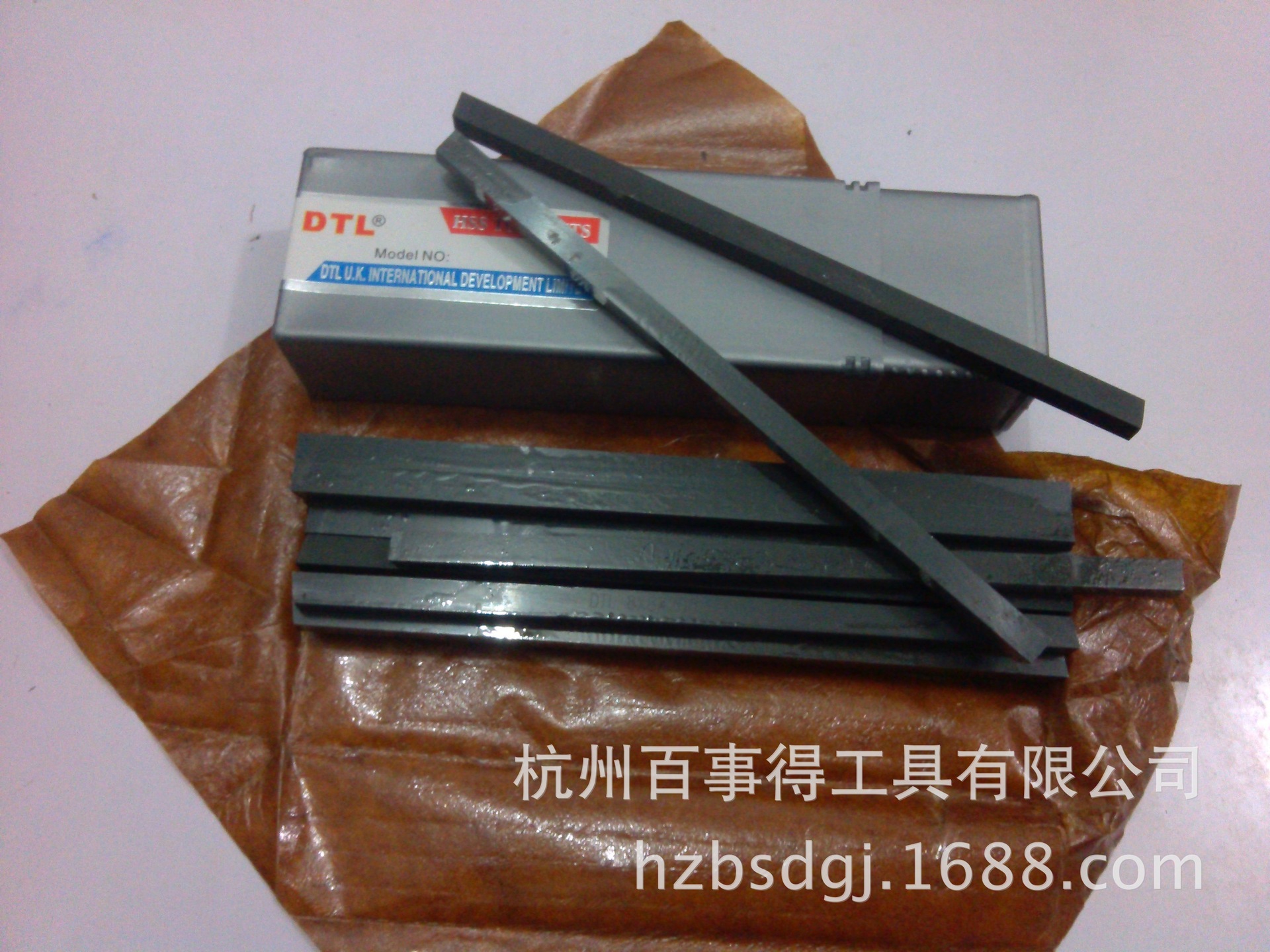 涂层加硬DTL白钢刀 黑色晶体氮化加硬HSS车刀6/8/10*200非标定做