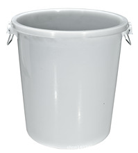 供应白色 蓝色全新料材质 带盖子 配铁耳塑料桶 各种升数分类白桶