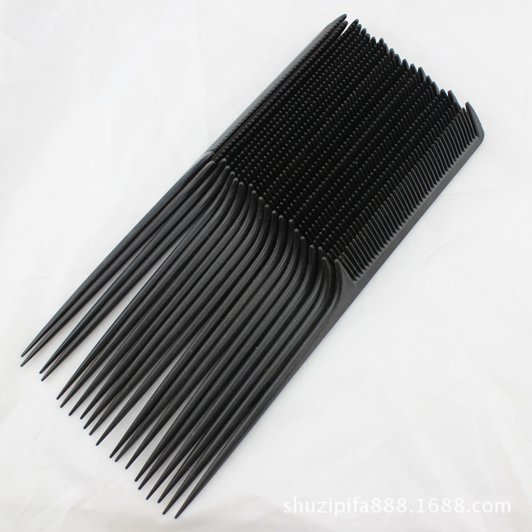701A Black flat tooth tip comb professional makeup comb hair tools distribution Pick comb tip comb wholesale