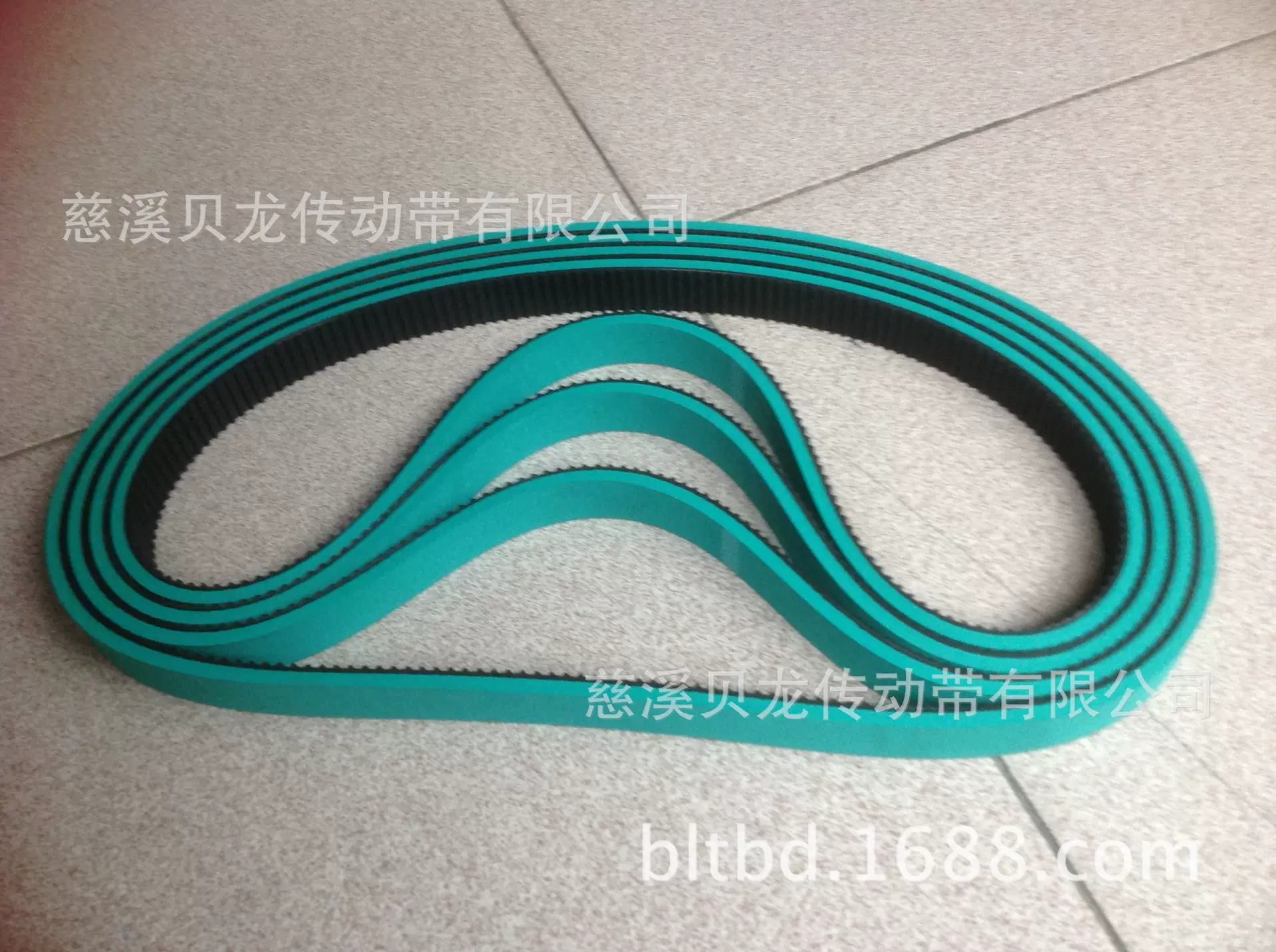 慈溪贝龙供应 橡胶带加红胶绿胶 聚胺脂同步带