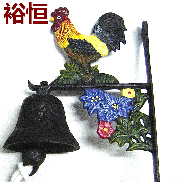 Doorbell manufacturers sell YH02148 cock metal doorbell wrought iron doorbell at an affordable price