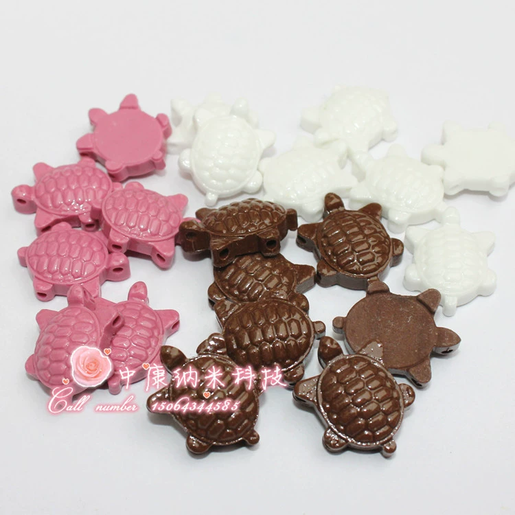 Оптовый Temaline Pearl Glaze Light Light Light Small Long Life Turtle Stone Little Turtle 3 Color Selection Jewelry Sanzhu