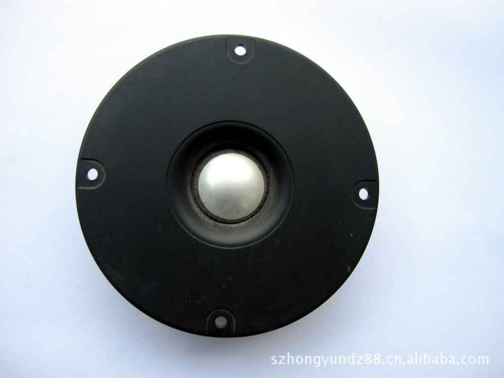 钛膜高档球顶高音音响喇叭104mm圆形塑料面板25芯80磁8Ω30W