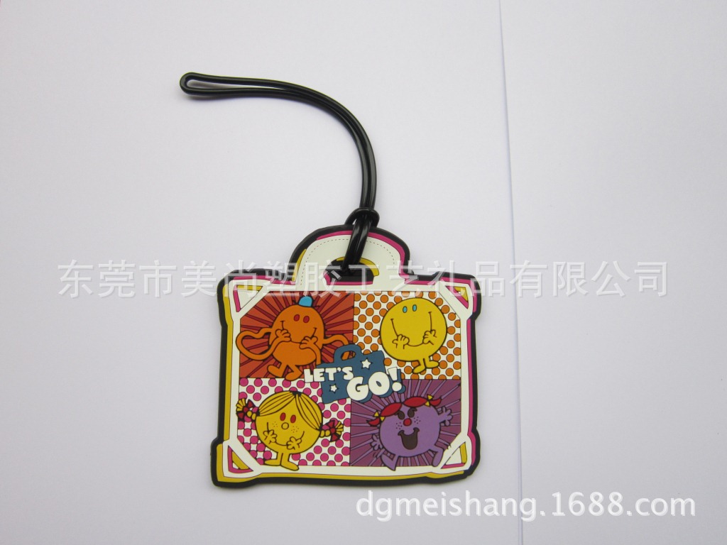 pvc軟膠行李牌 塑膠行李牌 矽膠行李牌