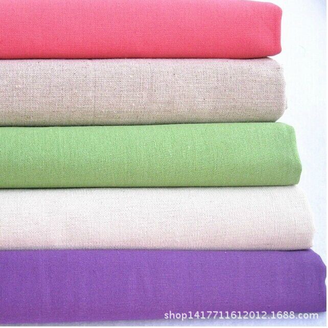 厂家批发  亚麻包装布  素色纯色棉麻布包装 5140麻布