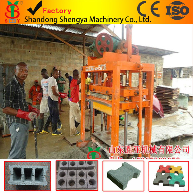 山东胜亚机械厂专供 水泥砖机 空心砖机 免烧砖机 实心砖机