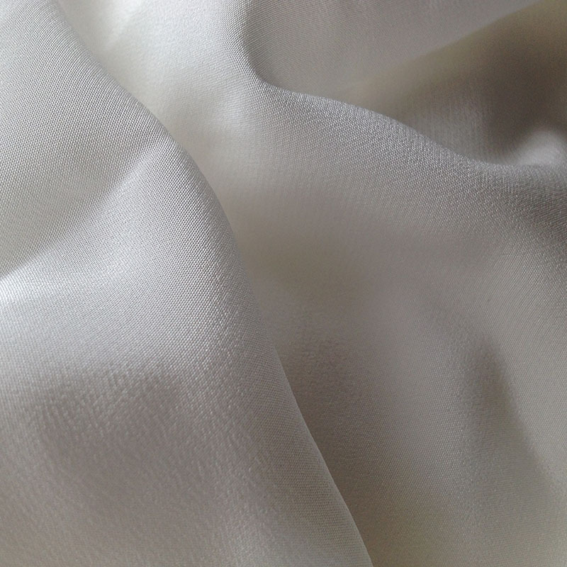 [World silk] 14mm/114cm Silk crepe de chine 12102 Baipi mulberry silk Fabric