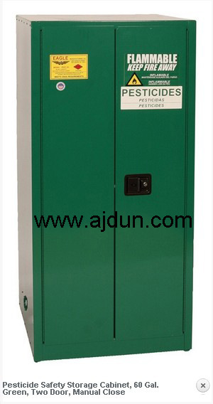美国eagel有害药品安全储存柜,60加仑绿色