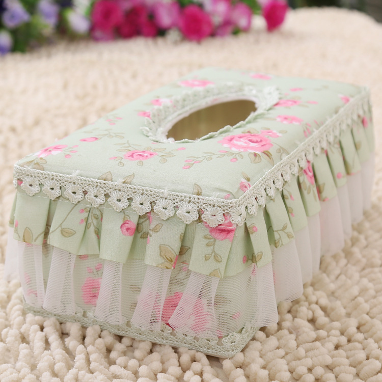 苏菲公主绿纸巾盒1