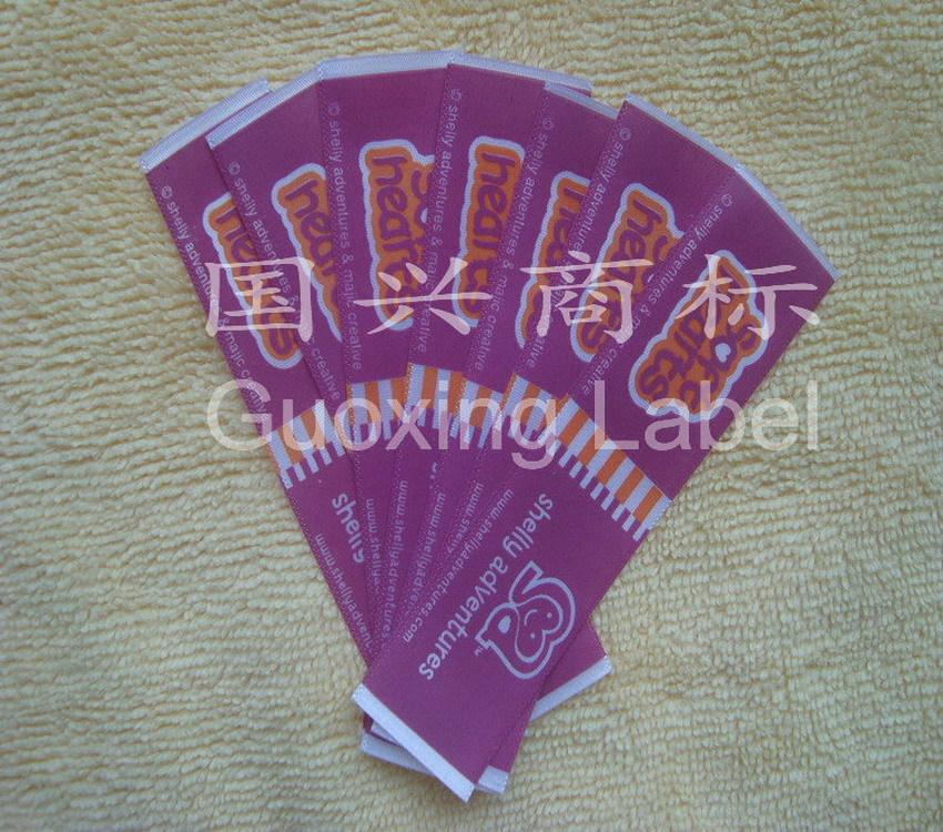 厂家专业订做彩色印唛 渐变印唛 多色洗水唛 全国不限量订购