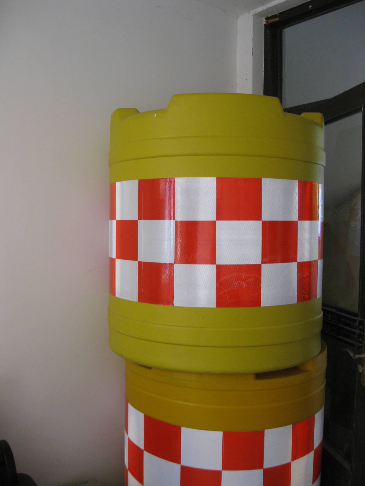 吹塑HDPE大防撞桶 塑料大型防撞桶 90cm直径 新型灌水式防撞桶