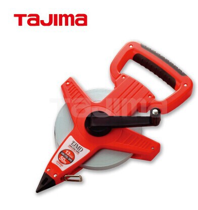 正品田岛卷尺DLP-30 30米便携伸缩耐用工程防滑精准