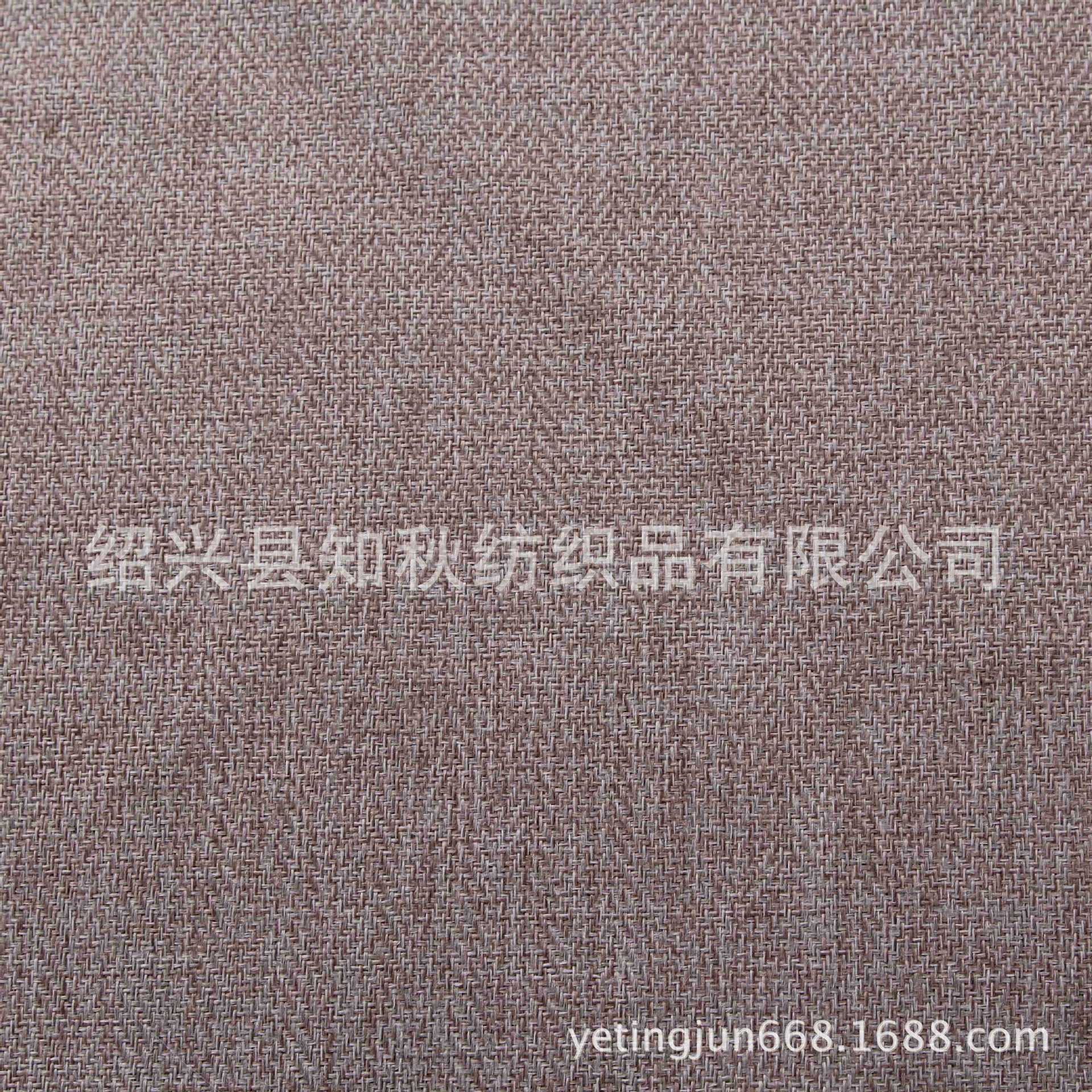 厂家直供 小斜纹人字纹麦文布沙发麻布 涤纶面料 现货秒发