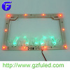 Motorcycle flame license plate LED license plate frame Fire license plate light flashing modified license plate frame