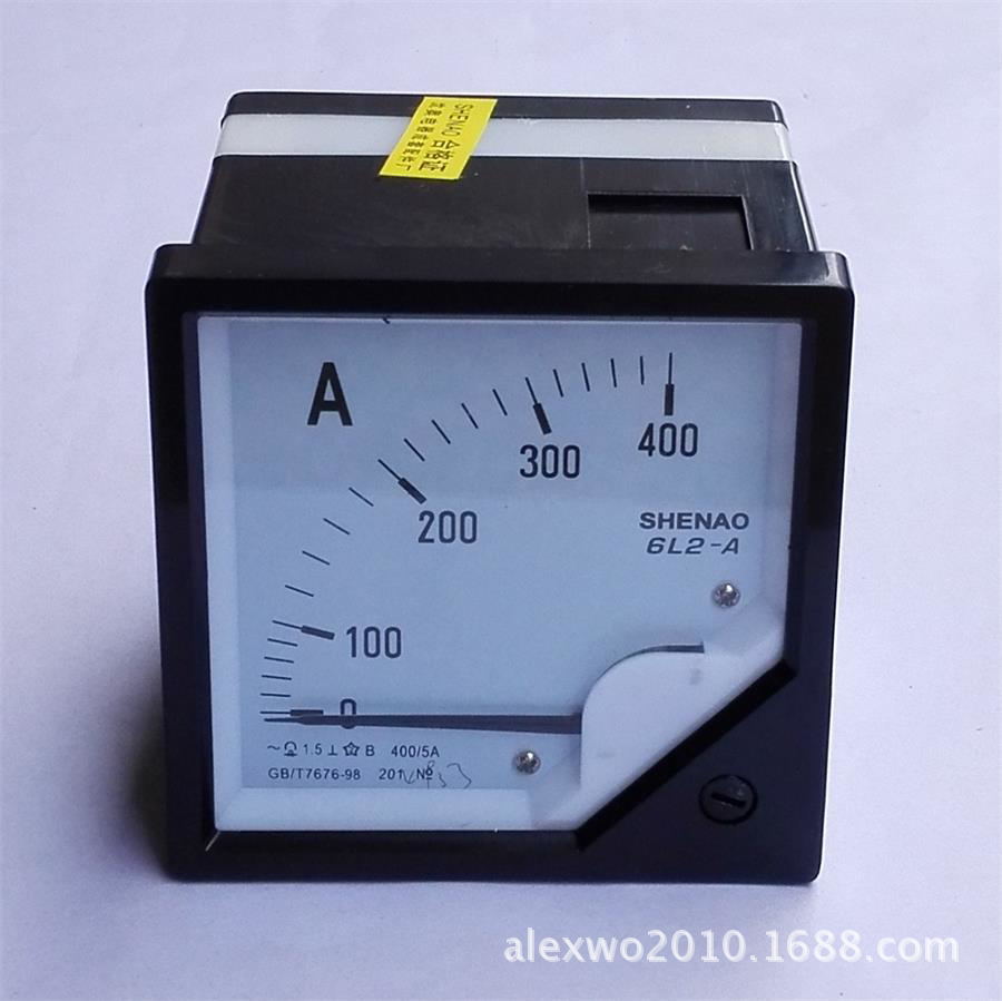 厂家直销指针式电流表6L2-A 400/5A 50/5 100/5 等多种电流规格|ru