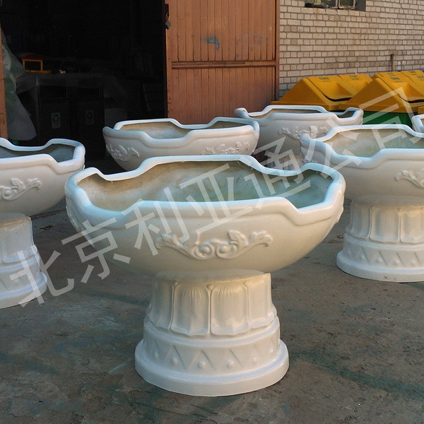 玻璃钢花盆花槽花箱市政街道花箱商场广场景观花钵