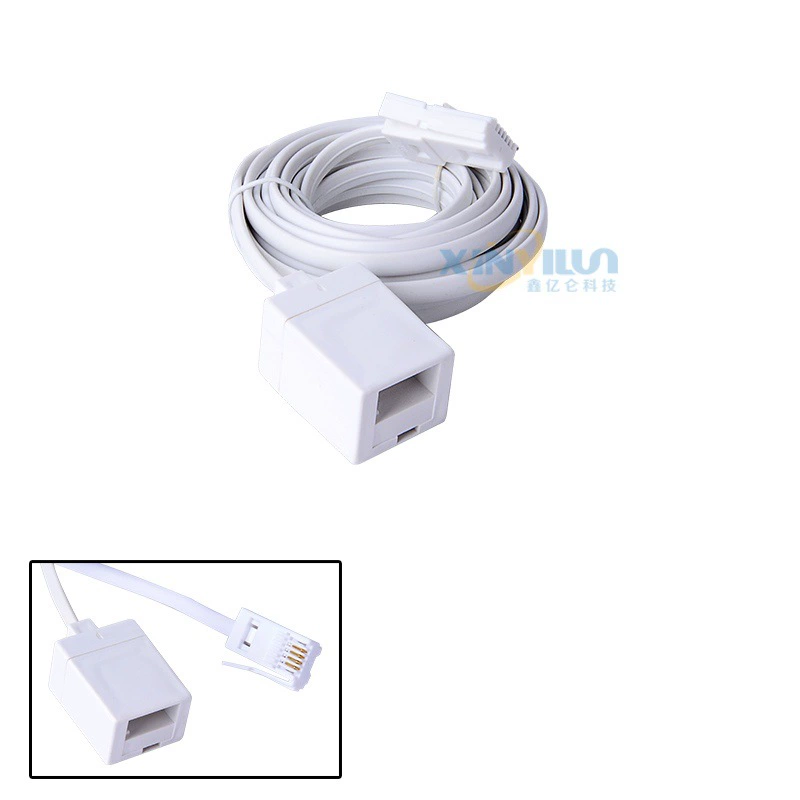 Британский телефонный Удлинительный кабель Телефонный Удлинительный кабель RJ11UK Телефонный Удлинительный кабель 6P4C 3 м около 10 футов