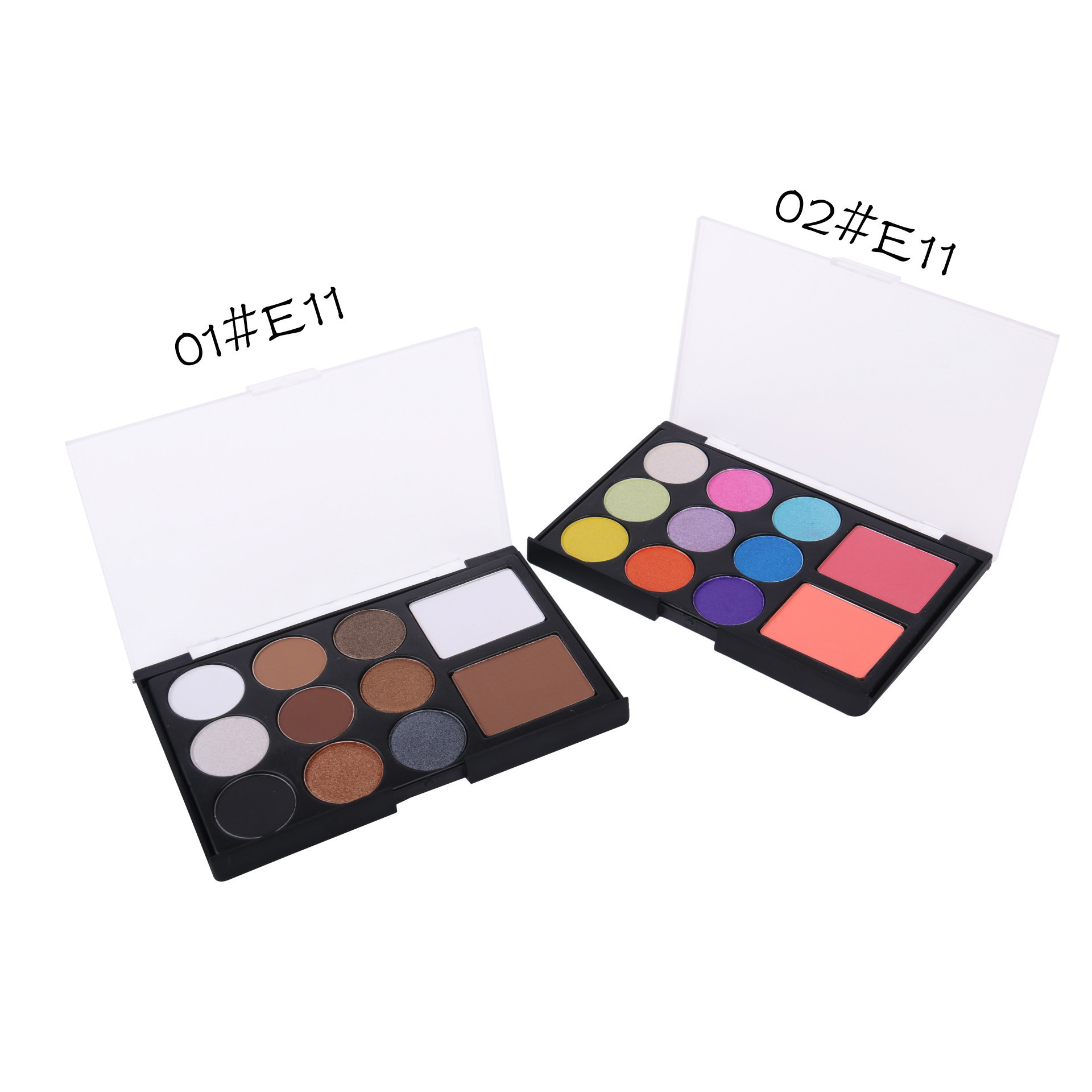 热销魅颜堂彩妆9色眼影盘 修容粉 多色眼影 化妆盒 彩妆盘E11