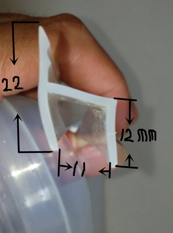 厂家直销硅胶密封条，硅胶防撞条，H型沐浴玻璃门硅胶条