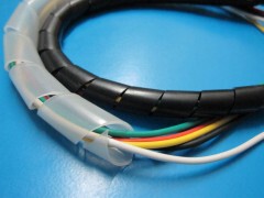 厂家直销缠绕管从3个到30个大黑色和白色的 电工线管 理线管|ms