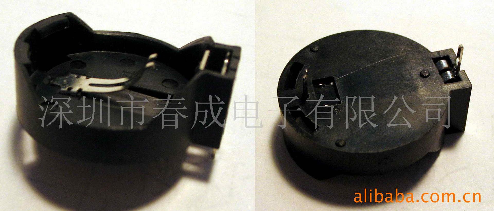 供应CR2032 -2 纽扣电池扣 dip插件电池座 h