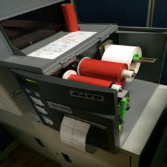 fasson-101.6*50.8单排R22拼,K线智能家电铭牌标条码设备是标签FA