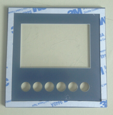 pc面板uv打印加工安防设备面板彩色打印喷绘亚克力面板厂家