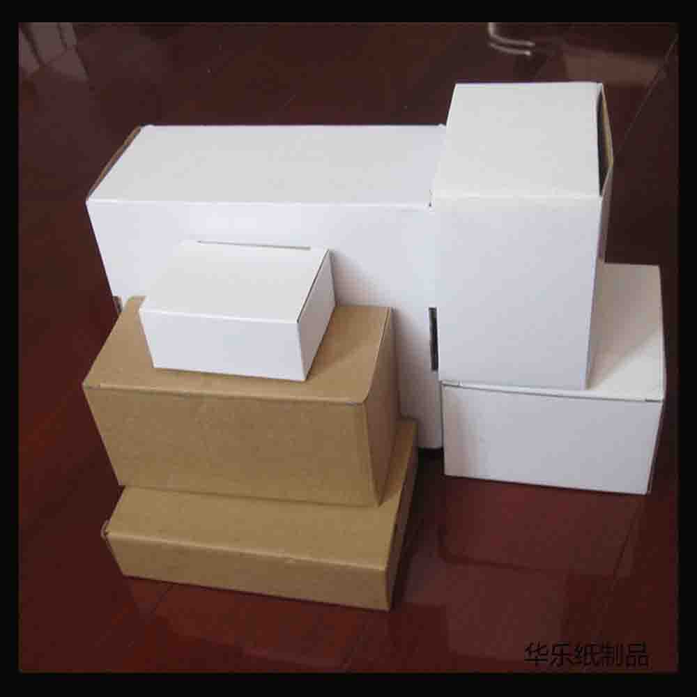 定做牛皮瓦楞白板瓦楞包装纸盒 彩盒 纸箱 飞机盒等