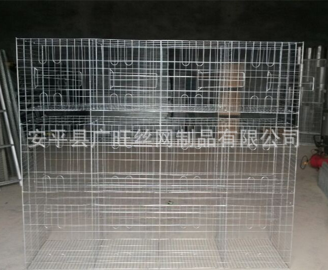 广旺丝网 厂家批发鸽笼 左右推拉门鸽子笼  三层鸽笼  四层鸽笼