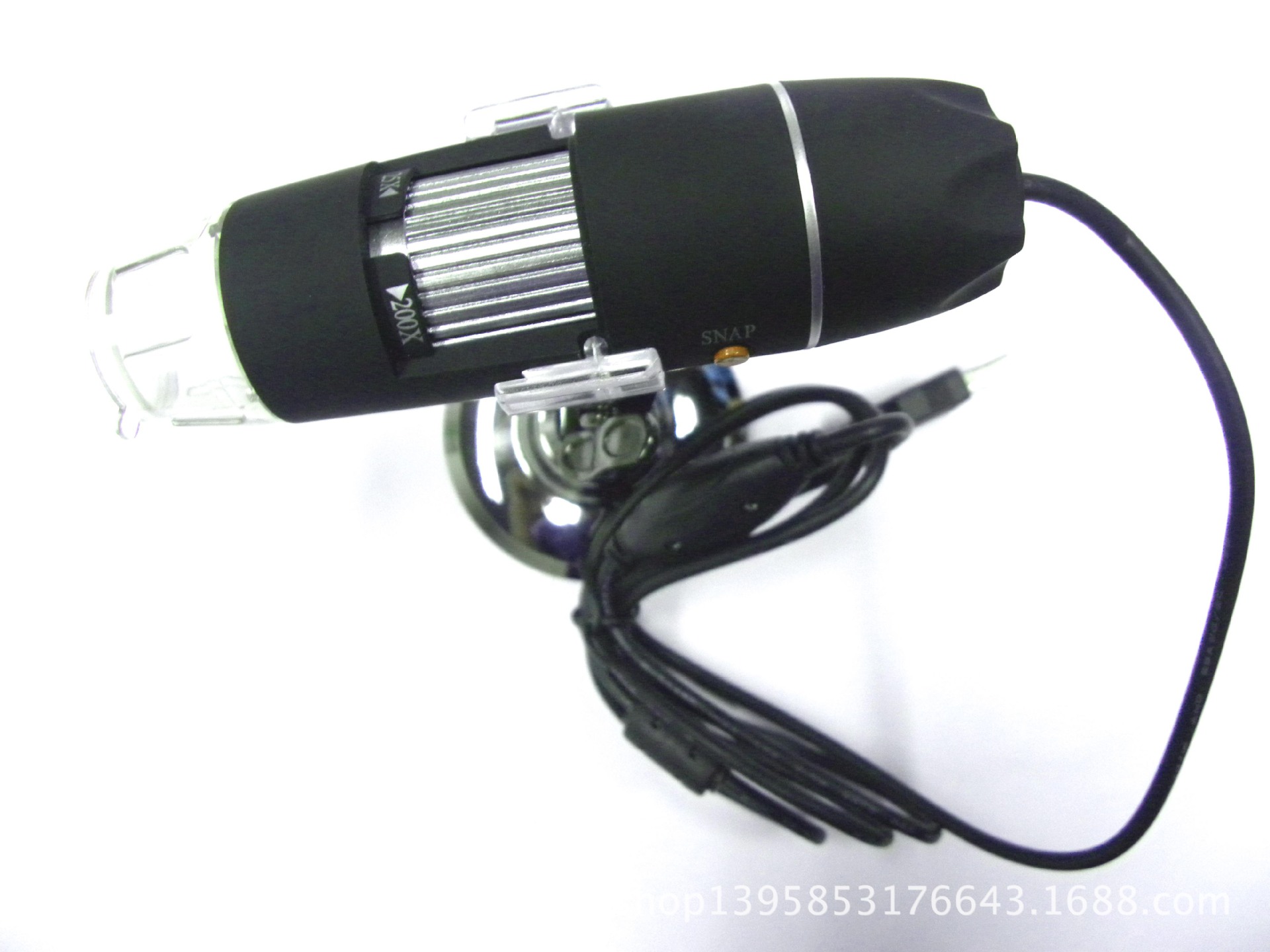 光学电子显微镜 8灯USB电子显微镜200倍变焦工业显微镜数码显微镜