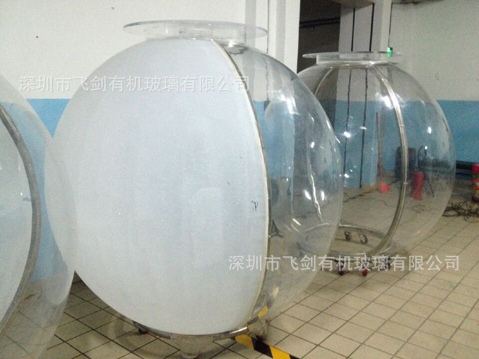 华侨城活动演出道具带轮子支架亚克力表演球