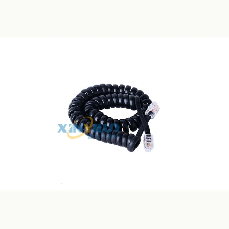 Телефонная линия телефонная трубка линия Телефонная кривая телефонная ручка линия 2 м черный 4P4C