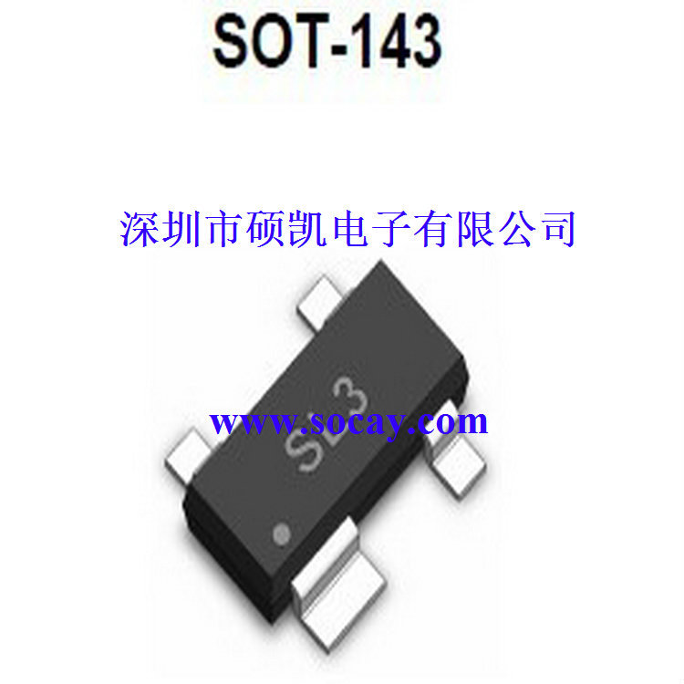 SOCAY硕凯ESD静电二极管SOT-143封装ESD05V14T-LC