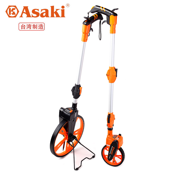 包邮 台湾精准机械式测距轮 手推测距仪器马路高尔夫场地量距离