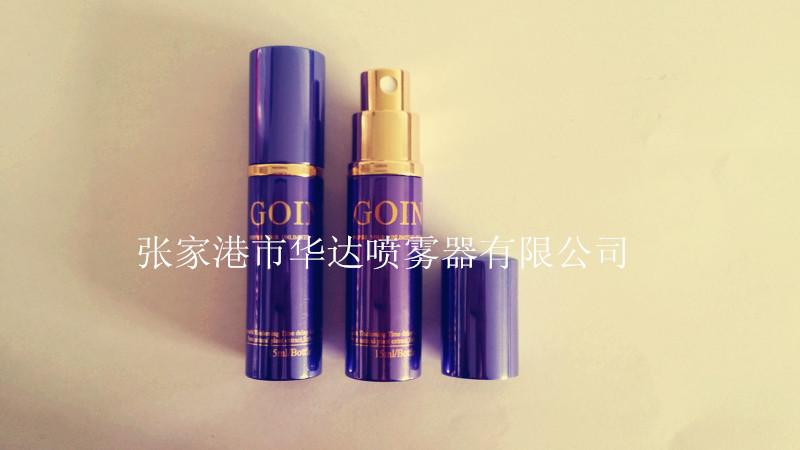 供应12ml香水樽(双色)/电化铝香水喷头/化妆品包装