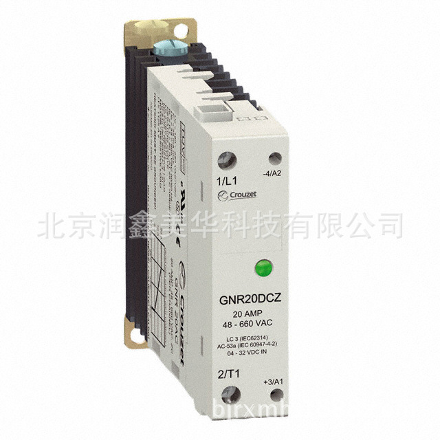 供应Crouzet高诺斯固态继电器GNR20DCZ螺丝端子DIN 轨道模块