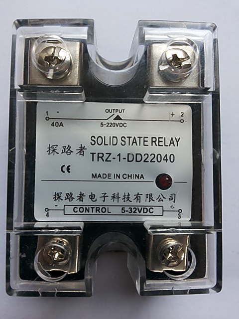 厂家生产 单相 固态继电器 SSR-40DD 40安培 直流控制直流 继电器