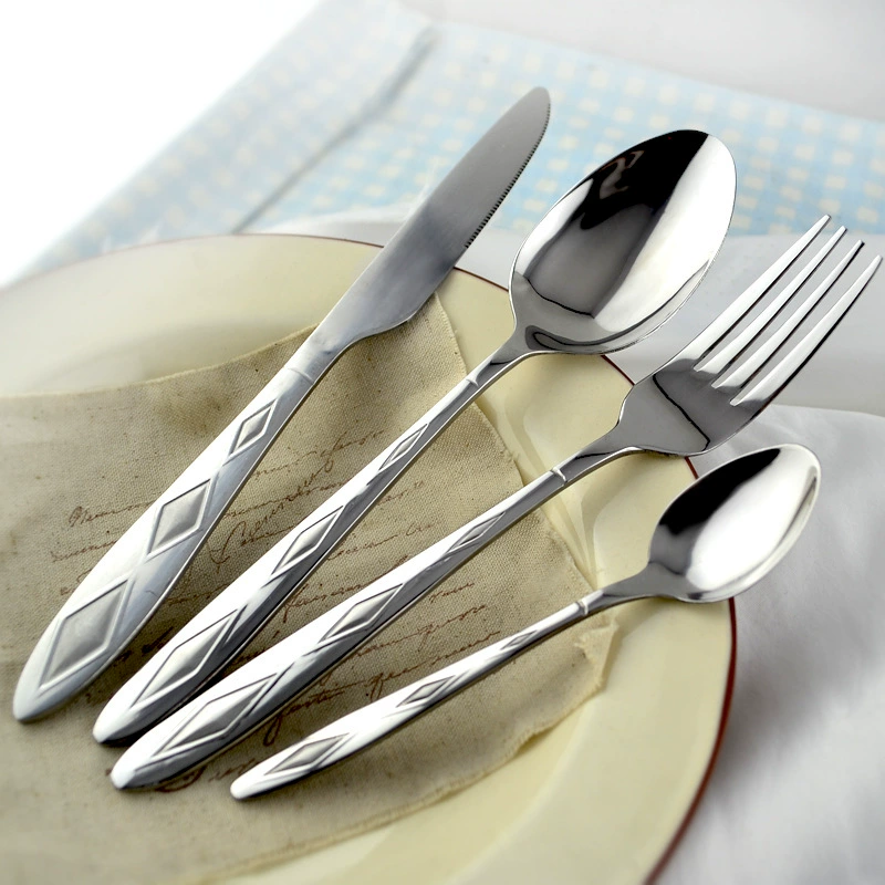 Tableware stainless steel, set, 4 pieces, 4 pieces